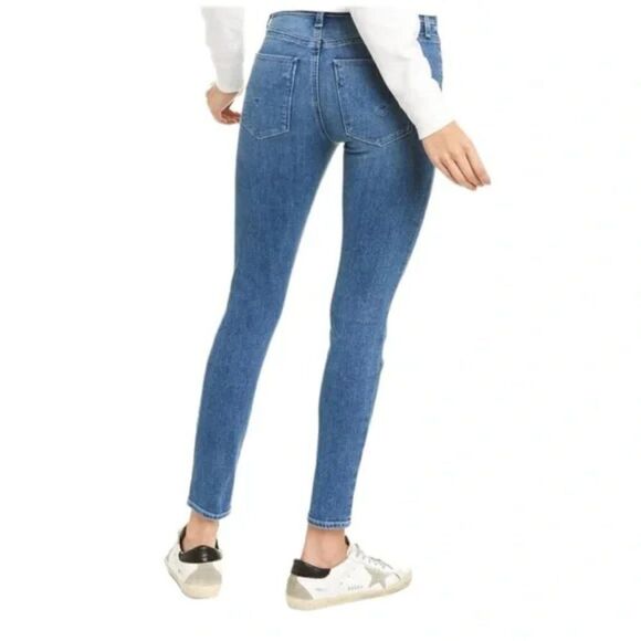 Hudson Natlie Super Skinny Button Fly Ankle Jeans - size 28. - Picture 3 of 14